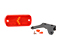 LED Pozicija WAŚ 105,4x67,5x33,8 crvena 240mm kabel zauta sa gumenim prihvatom